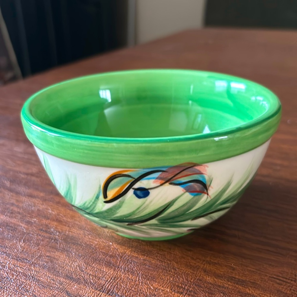 Vintage Gail Pittman 5” Serving Bowl Yuletide Pattern